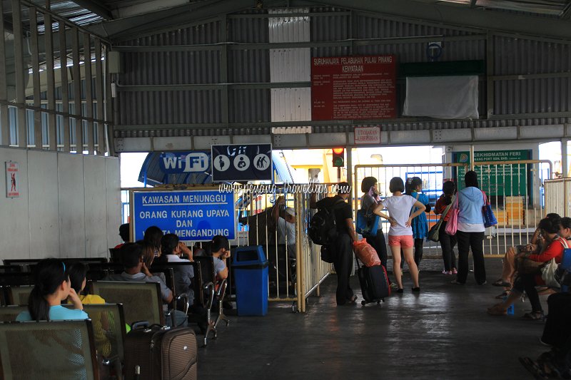 Ferry waiting area