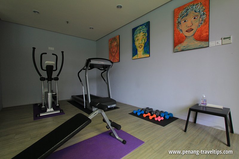 Fitness facility of GLOW Penang
