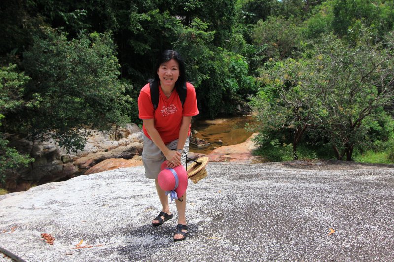 Goh Chooi Yoke at Chin Farm Waterfall