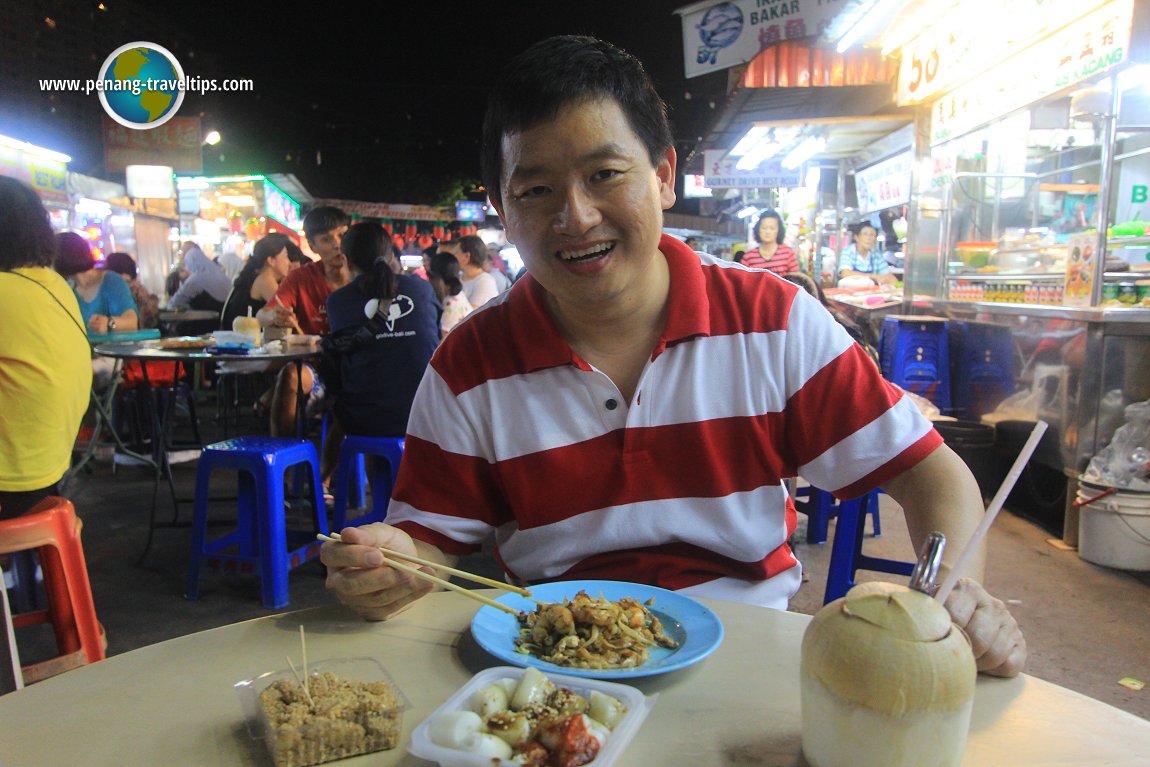 Timothy Tye at Gurney Drive Hawker Centre