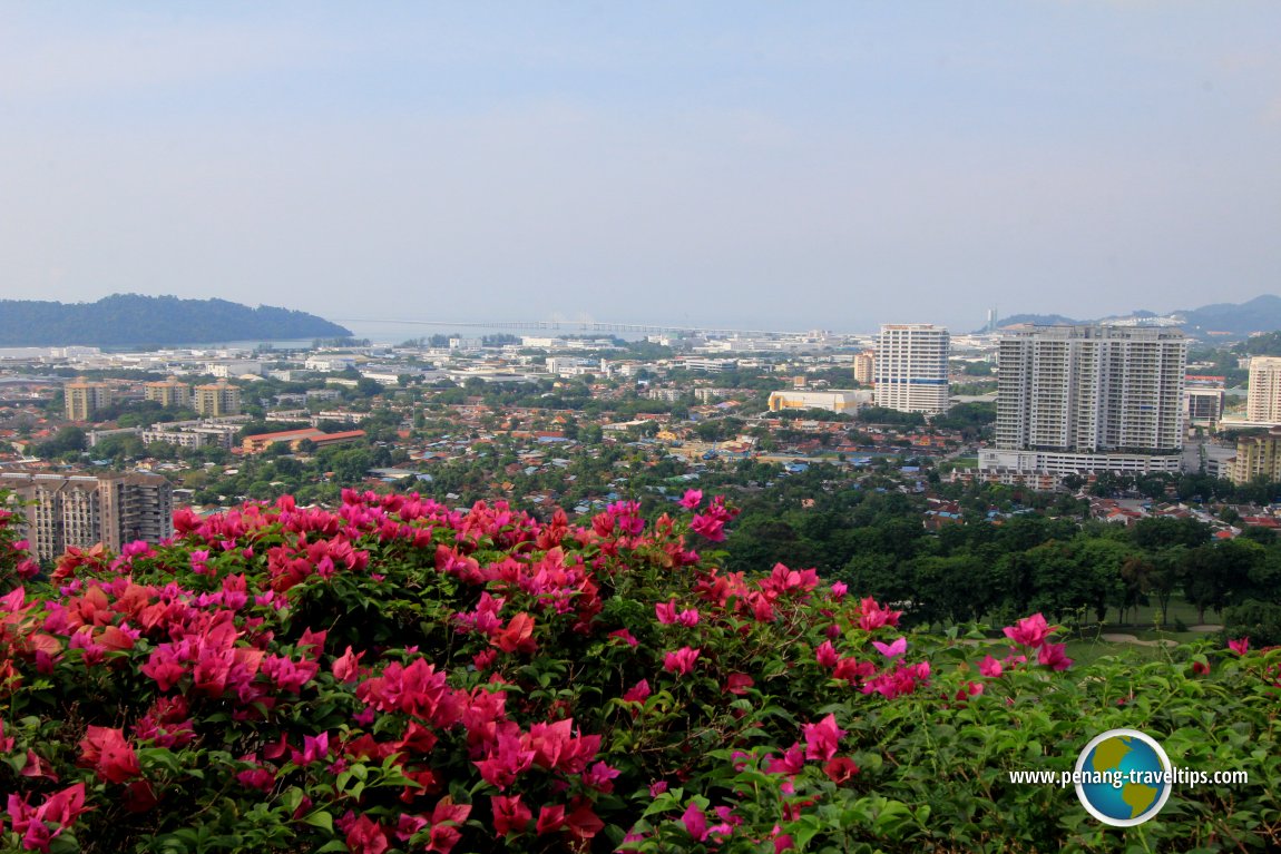 The view from Hotel Equatorial Penang