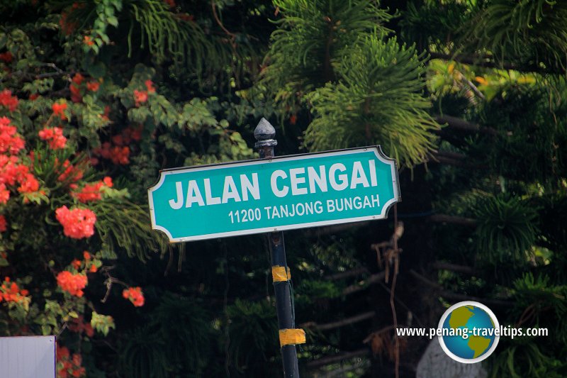 Jalan Cengai road sign