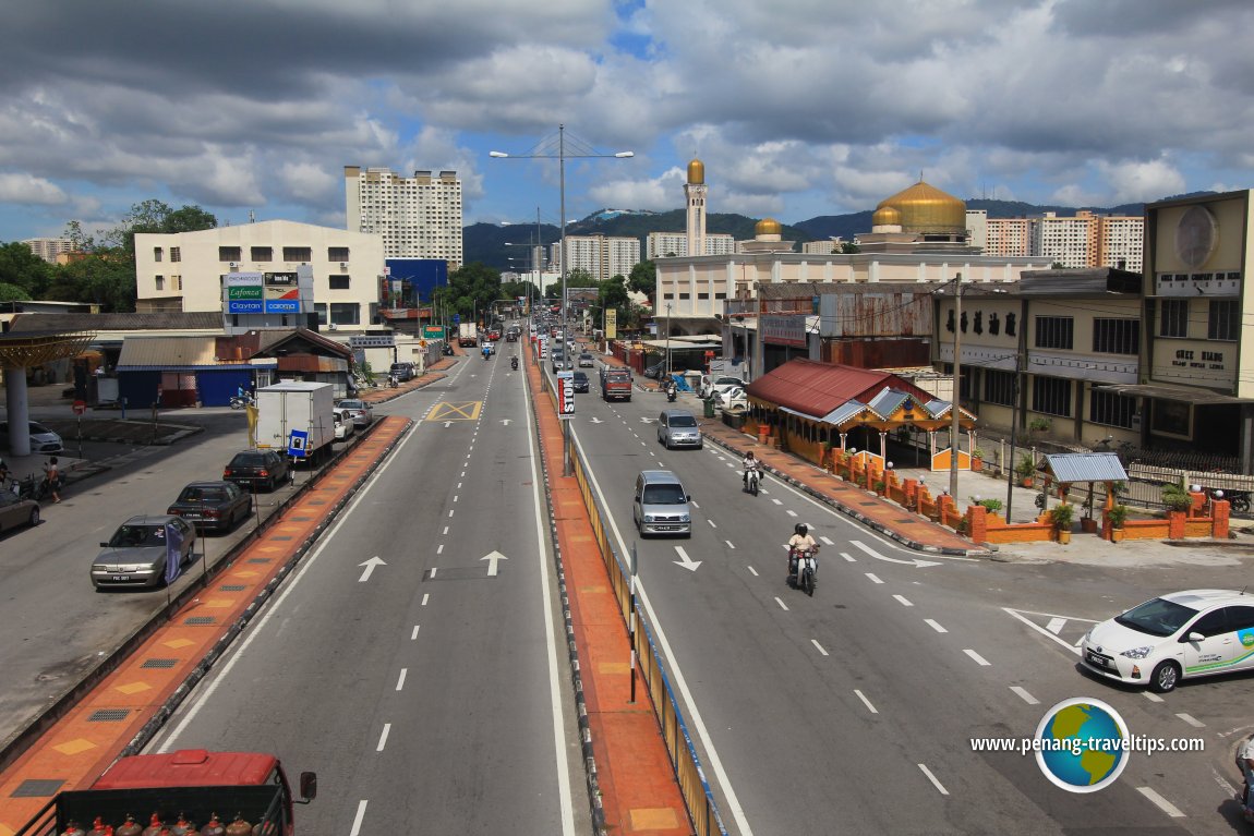 View of Jalan Jelutong