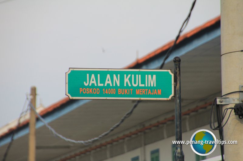 Jalan Kulim roadsign