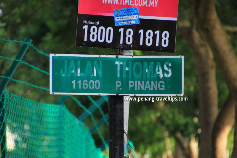 Jalan Thomas, Bukit Dumbar