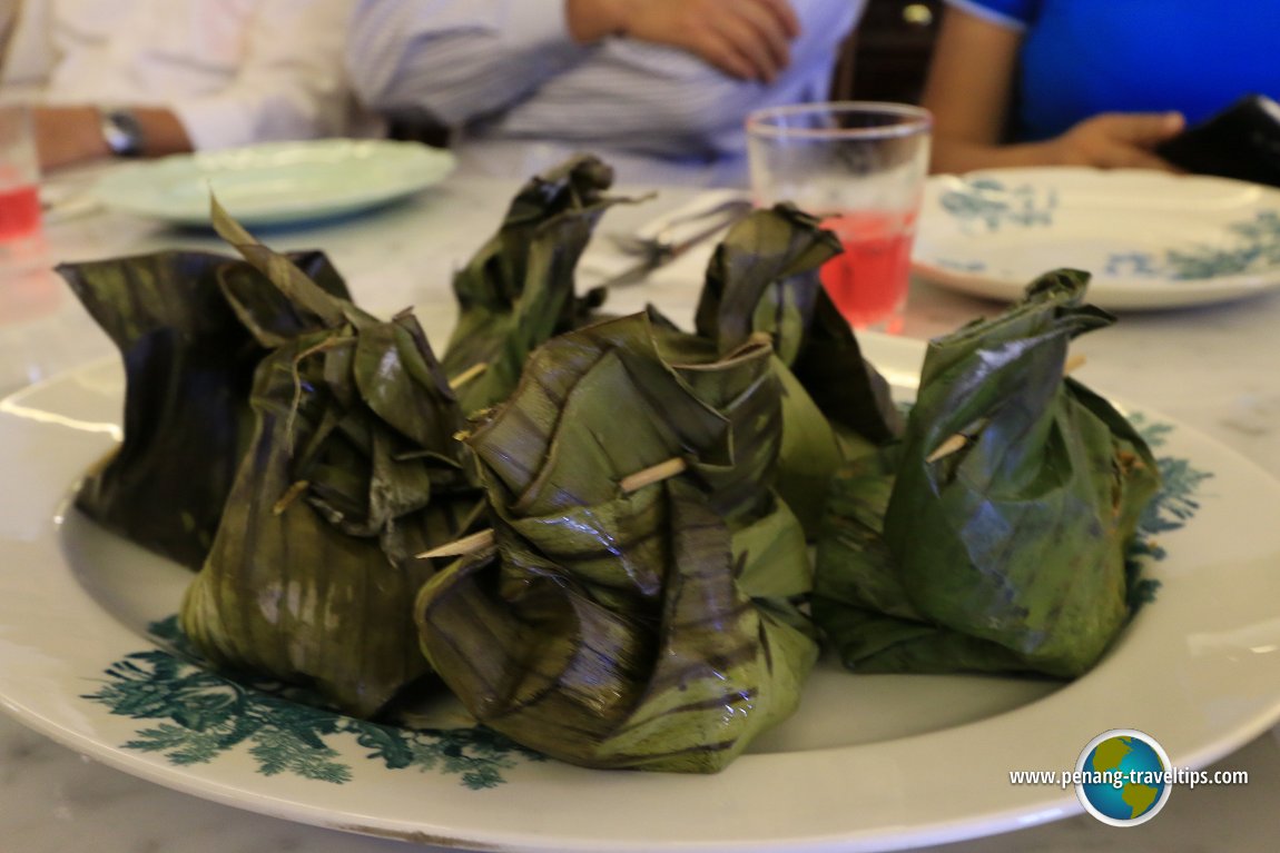 The otak-otak at the Jawi Peranakan Mansion