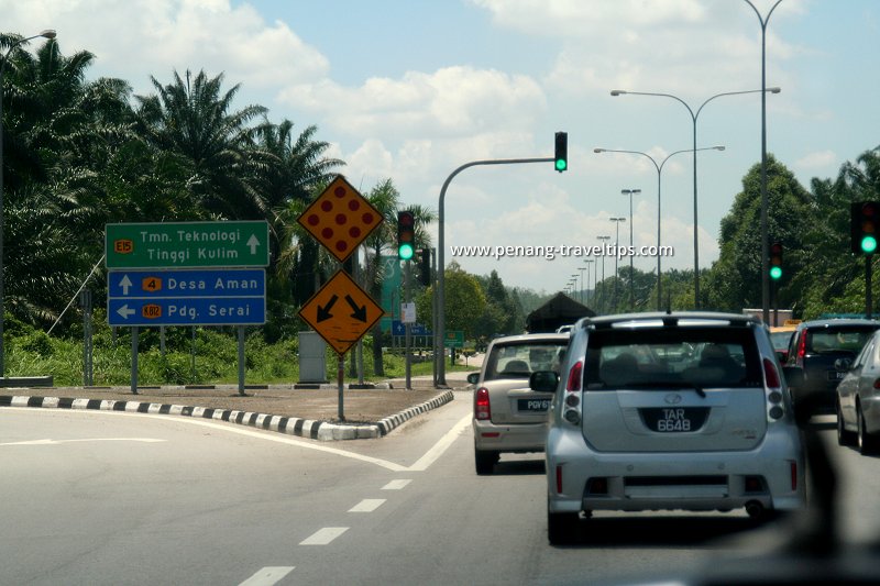 Junction to Kulim Hitech Park