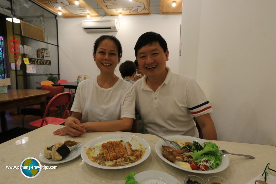 Timothy Tye with Magdalene Chow at Kai Curry Bar