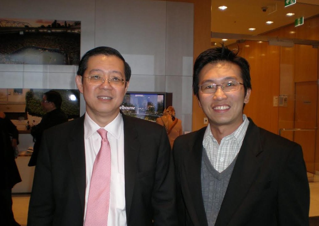 Ken Soong with Lim Guan Eng