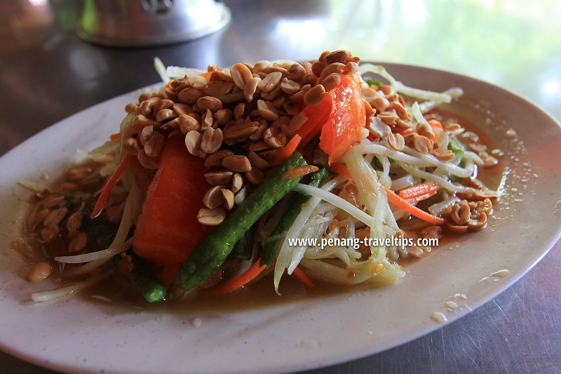 The somtam at Khun Thai Seafood