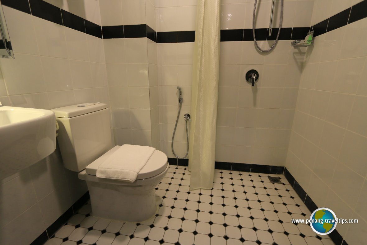 Guest bathroom at one of the suites