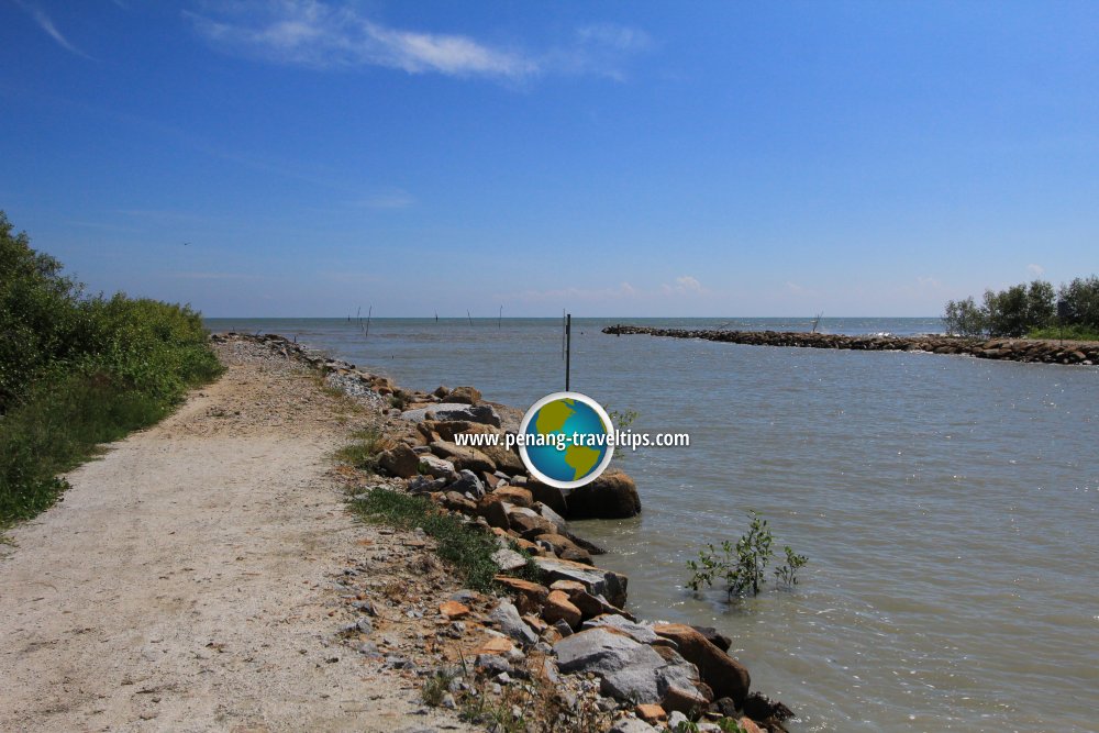 The river mouth of Kuala Sungai Burong