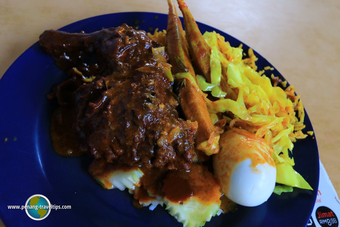 My plate of nasi kandar at Line Clear
