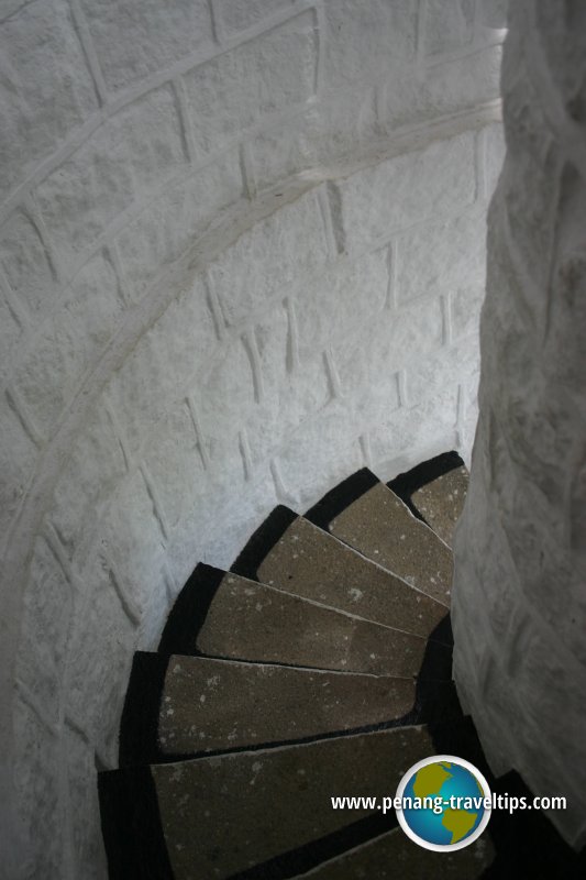 Spiral staircase, Muka Head Lighthouse