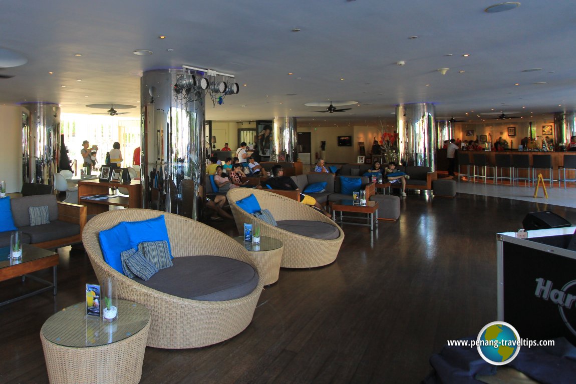 The lounge area of Hard Rock Hotel