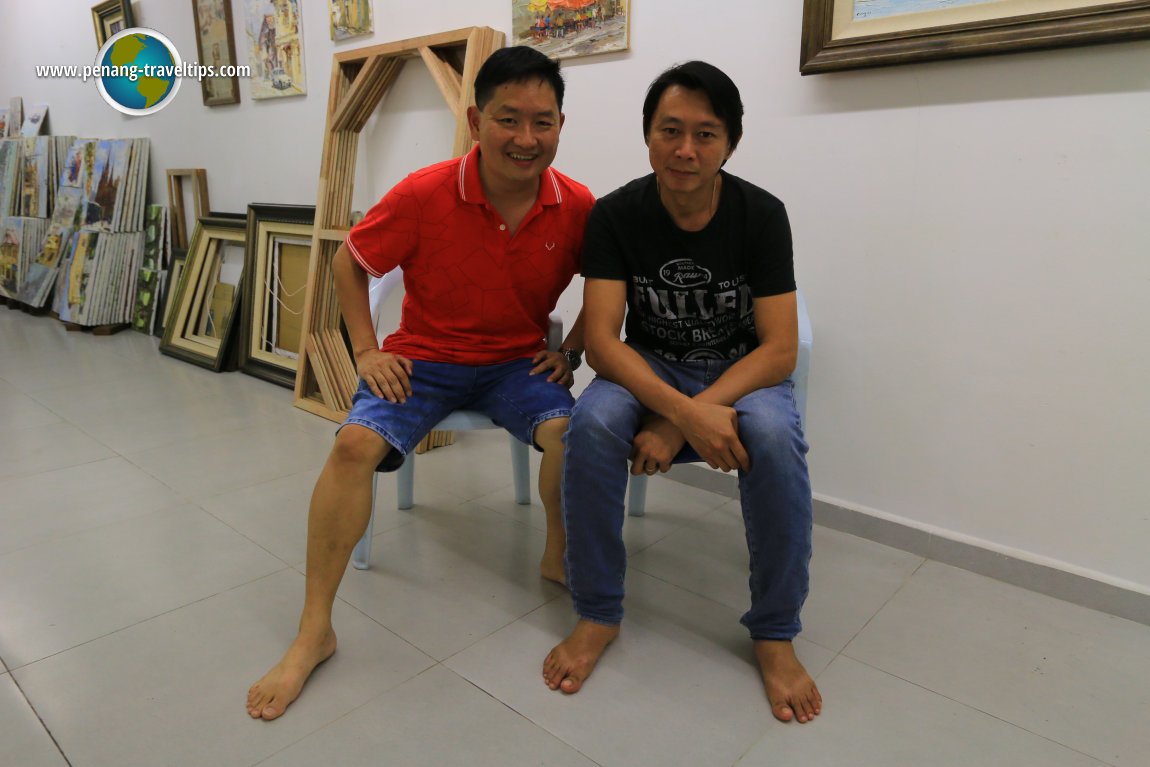 Timothy Tye with Low Chee Peng