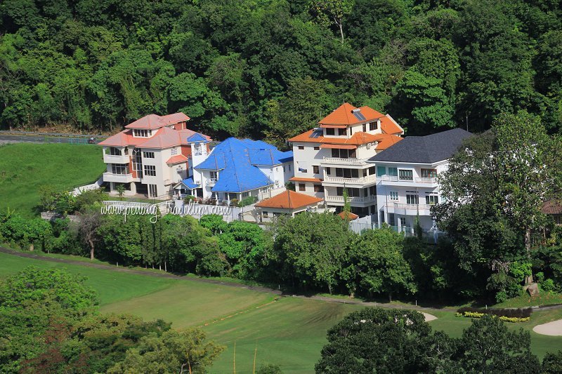 Luxury mansions on Bukit Jambul