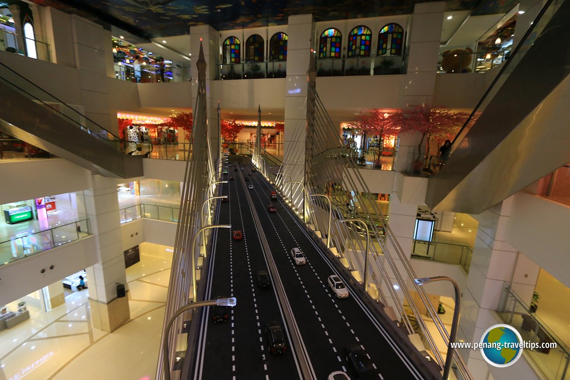 Penang Bridge sculpture art at M Mall O2O