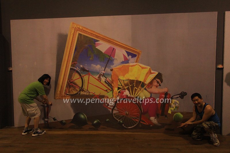 Trishaw 3D Mural