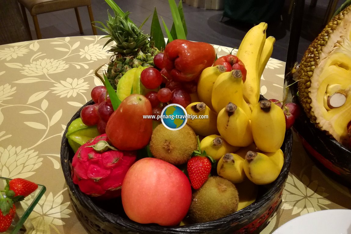 Fruit basket at Main Street Cafe, Cititel Penang