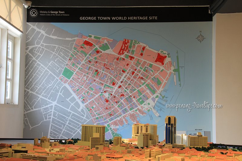 Map of George Town World Heritage Site