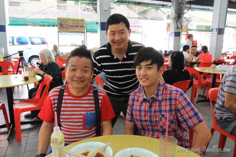 Tim with Marcus Chin and Huang Jinglun