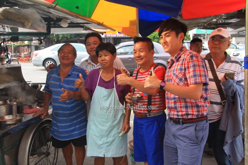 Marcus Chin at the Kampung Melayu Junction Hokkien Mee