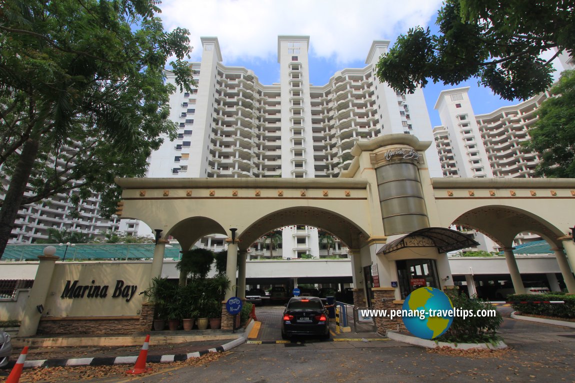 Entrance to Marina Bay Condominium, Tanjong Tokong