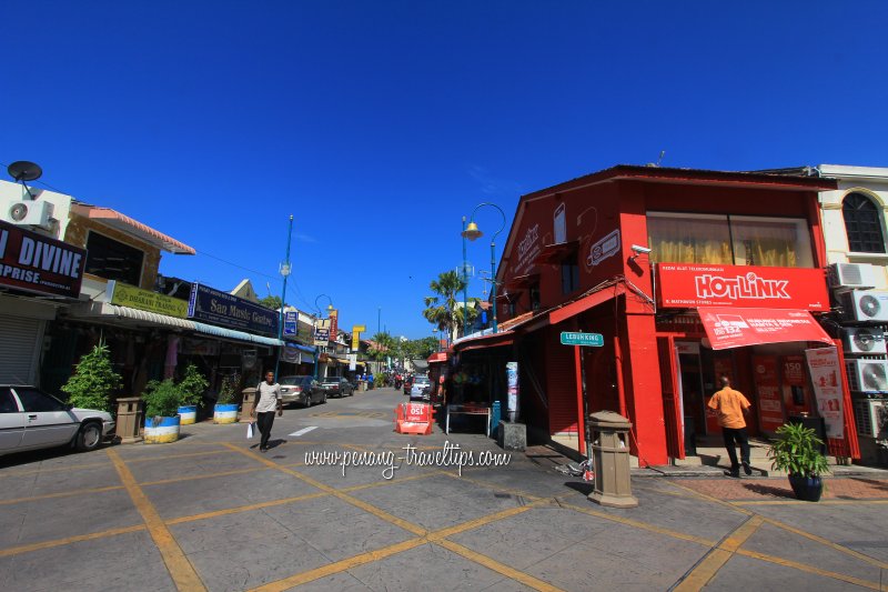 Market Street, at intersection with King Street