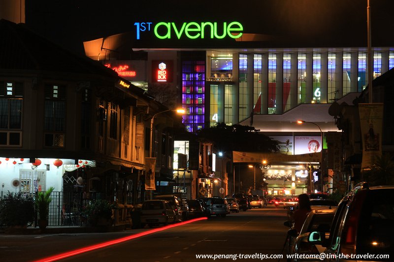 McNair Street at night