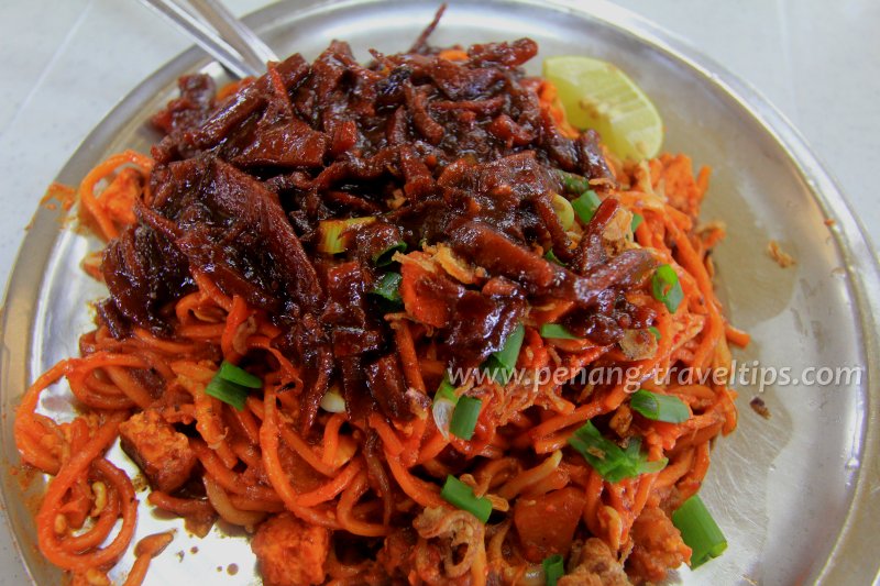 Mee Sotong, spicy