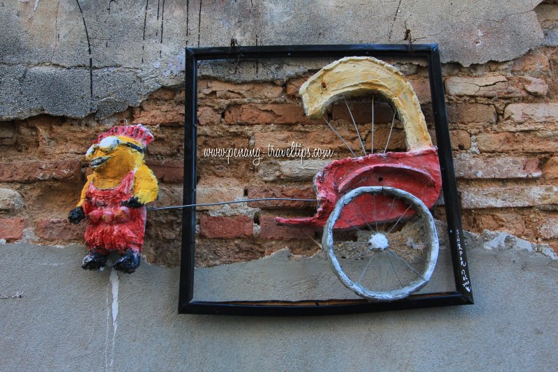 Minion Rickshawman Street Art
