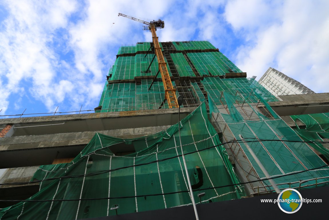 Moulmein Rise under construction