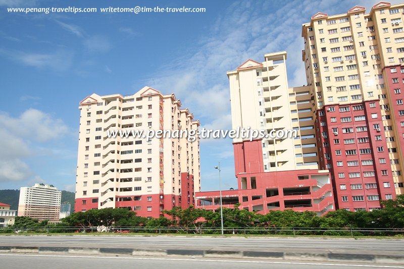 The two blocks of Mutiara Idaman 2 Apartment