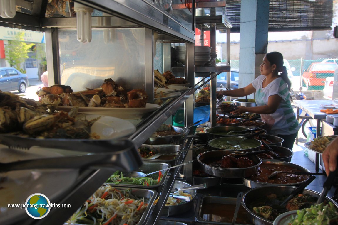 Dishes at Nasi Padang Minang