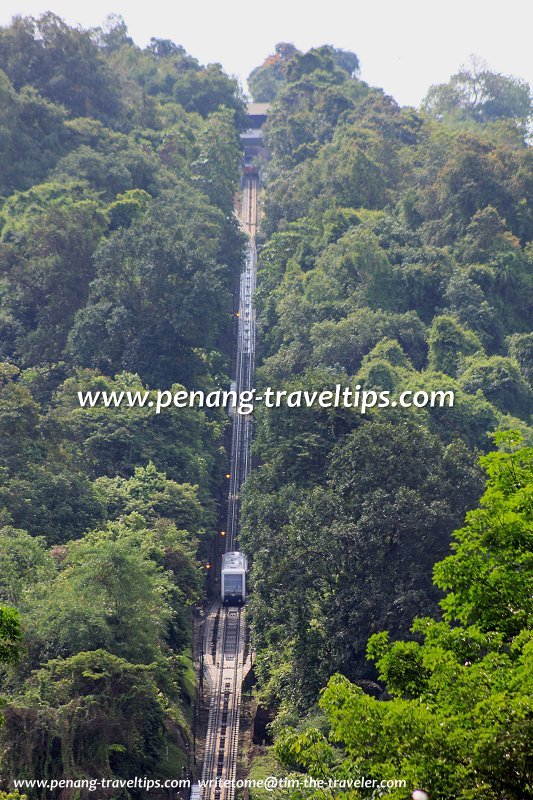 The new Penang Hill Funicular Train