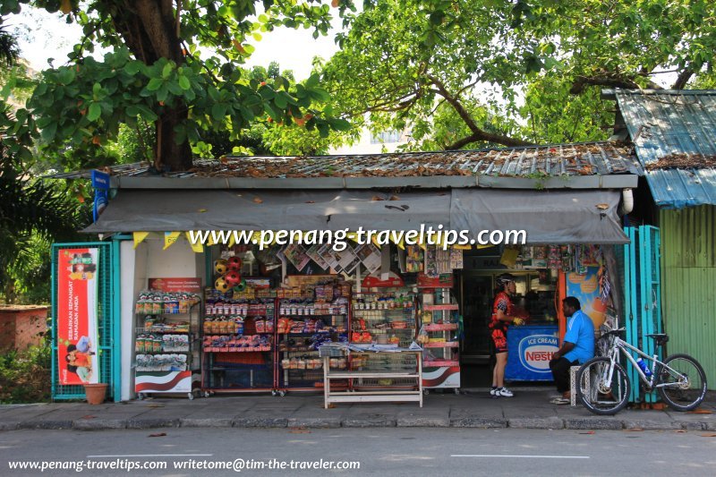 The newsagent at Jalan Jelutong, Penang