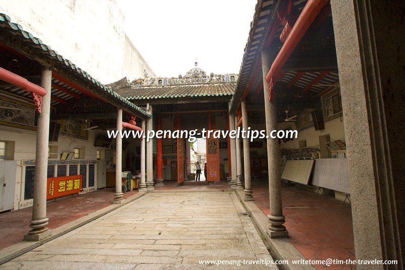 Inner courtyard of Ng Fook Thong Temple