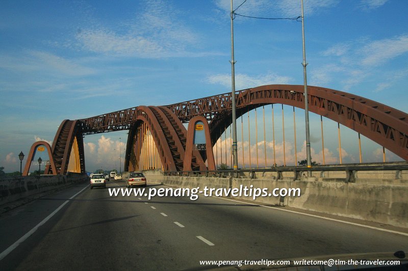 View from the Nibong Tebal Iron Bridge