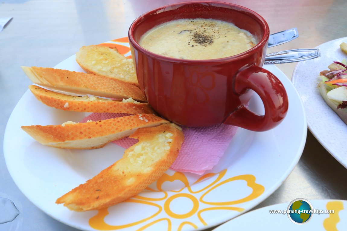 Clam Chowder at Northam Beach Cafe