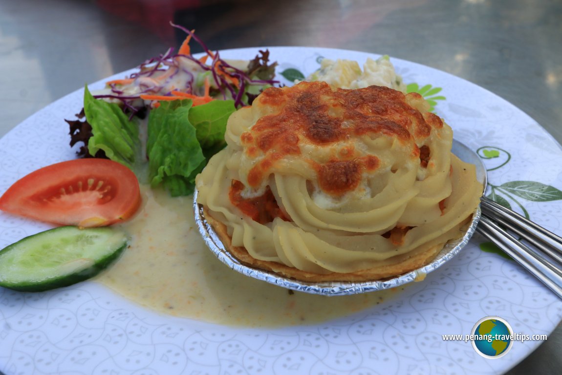 Shepherd's Pie at Northam Beach Cafe