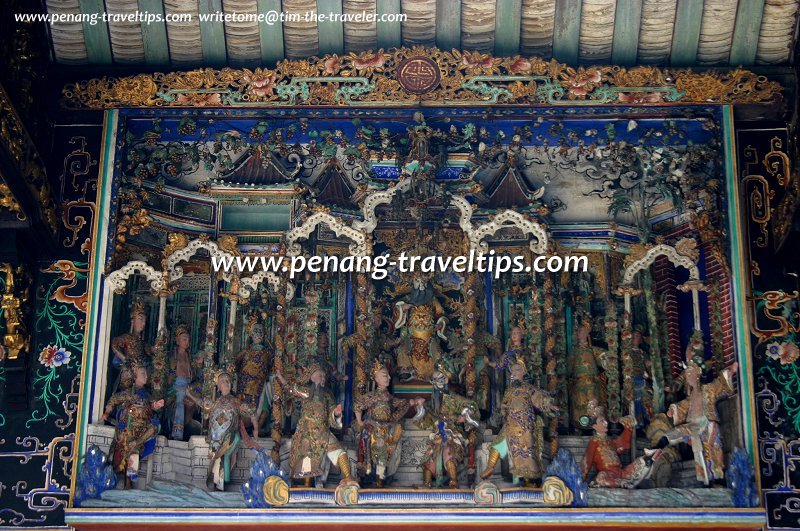 Ornamental figurines, Chung Keng Kwee Ancestral Temple