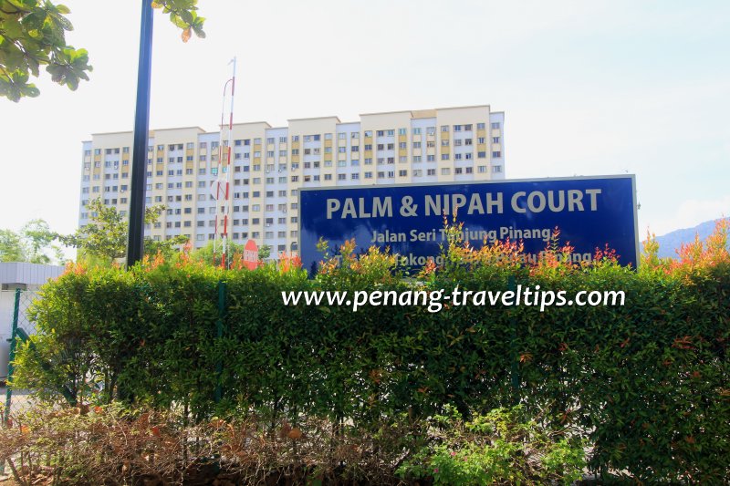 Palm Court signboard