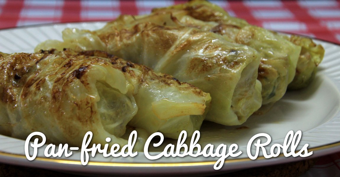 Pan Fried Cabbage Rolls