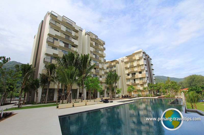 Swimming pool at By The Sea holiday apartments