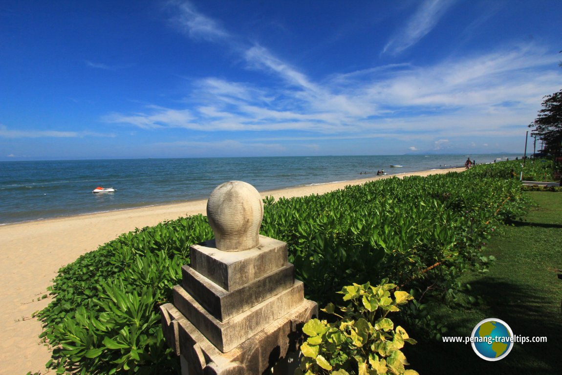 The beach at PARKROYAL Penang