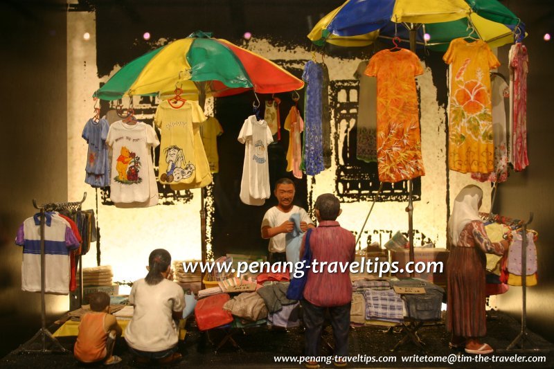 Scene at a Pasar Malam in Penang