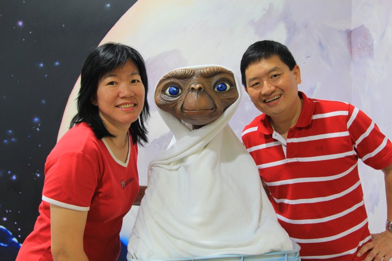 You, Me and ET, at the Penang 3D Trick Art Museum