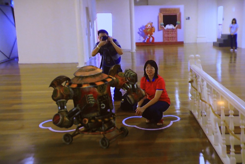 The augmented reality at Penang Amazing World Studios