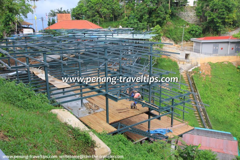 Astaka Bukit Bendera (Penang Hill Food Court) under construction